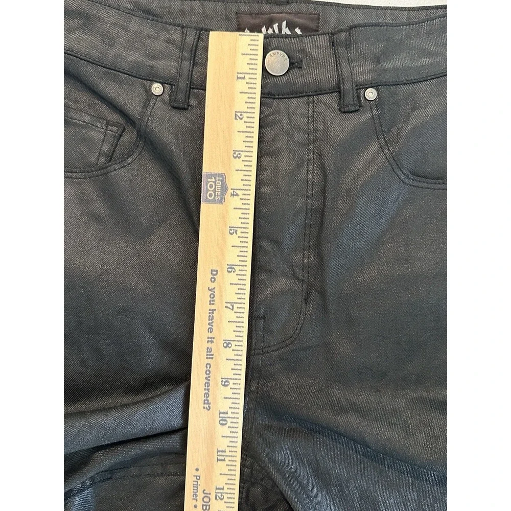 Empyre Tori Black Coated Women's Denim Jeans Size 4‎ Skater Streetwear Grunge